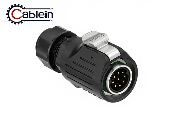 LP16 9-Pin Industrial Waterproof Aviation Plug Solder